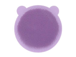 2026 cepillo de Baño para Bebé de Silicona Suave Portátil, Exfoliador Y Masajeador de Cabeza, Morado