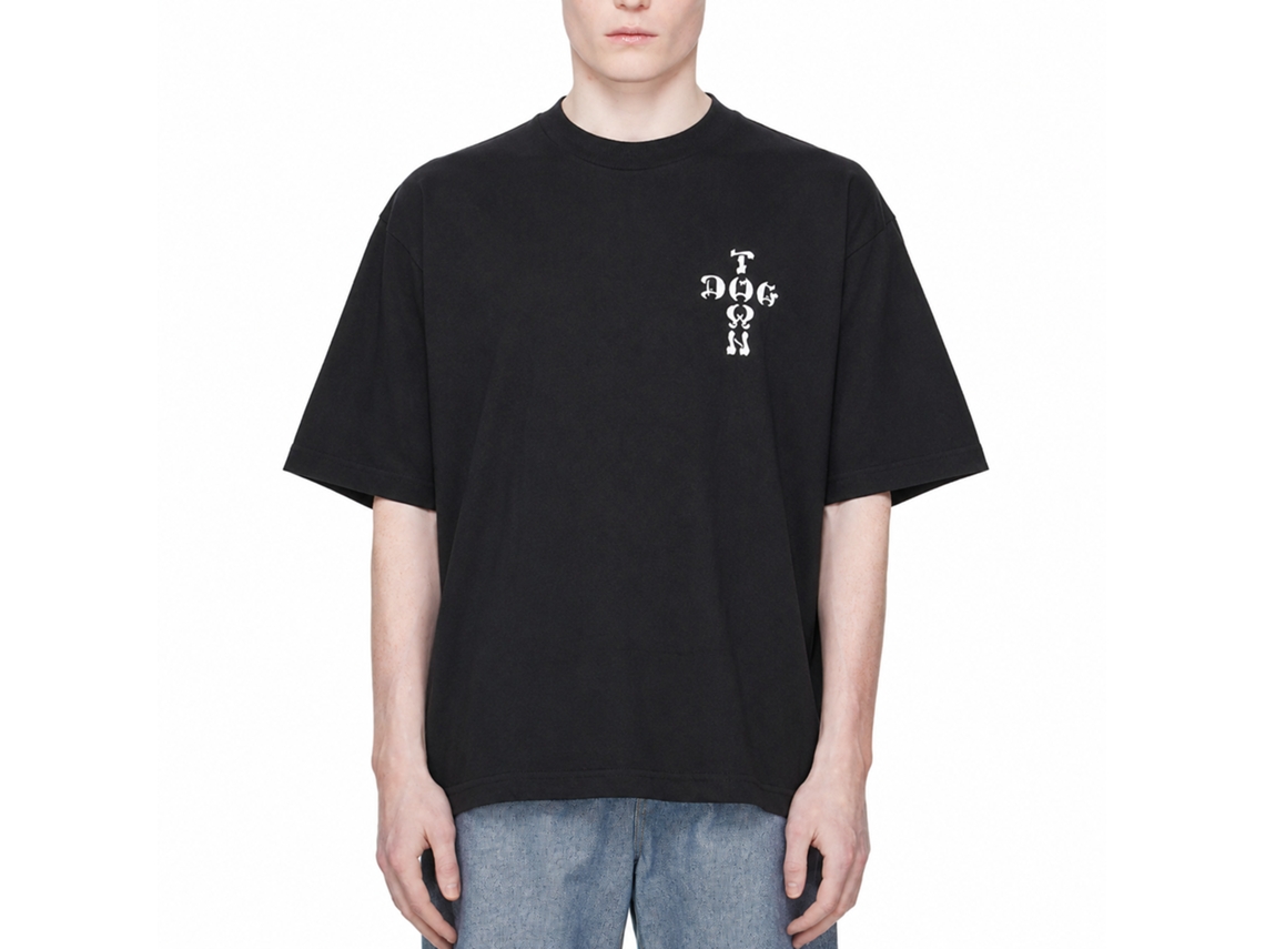 Dogtown Pc Tail Tap T-shirt Black Unisex Adults Size:l