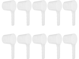 Conjunto De 10 Colheres Medidoras Plástico 100ml 3, 4oz