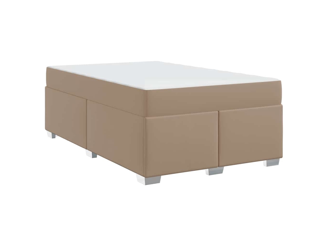 Conjunto 1 Cama Box Vidaxl Castanho Tecido (140 X 200 Cm)