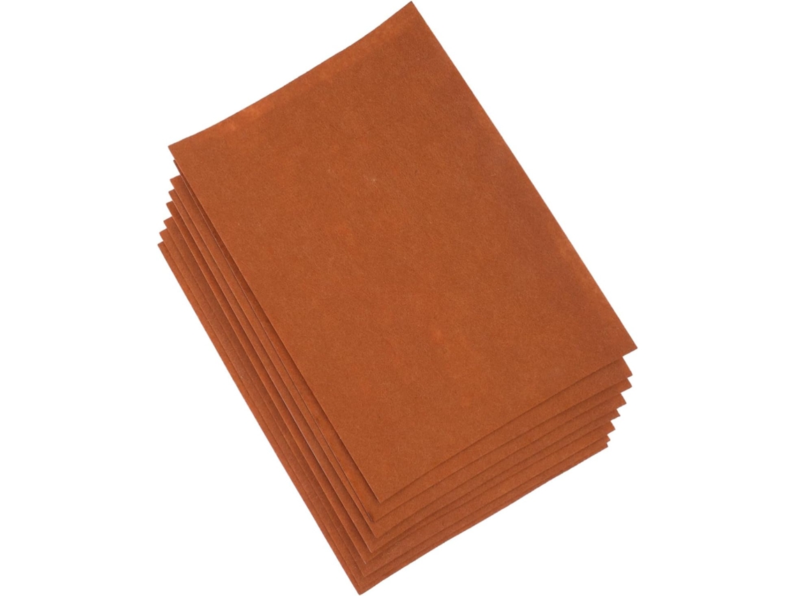 Folhas De Feltro Autoadesivas, Marrom, 10 Peças, 11, 8x 8, 3