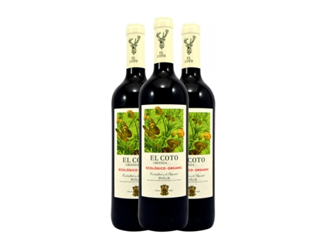 Vinho COTO DE RIOJA Orgánico Tempranillo Rioja Crianza (0.75 L - 3 Unidades)
