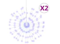 Conjunto 2 Iluminação estrelar de natal VIDAXL (17 cm)