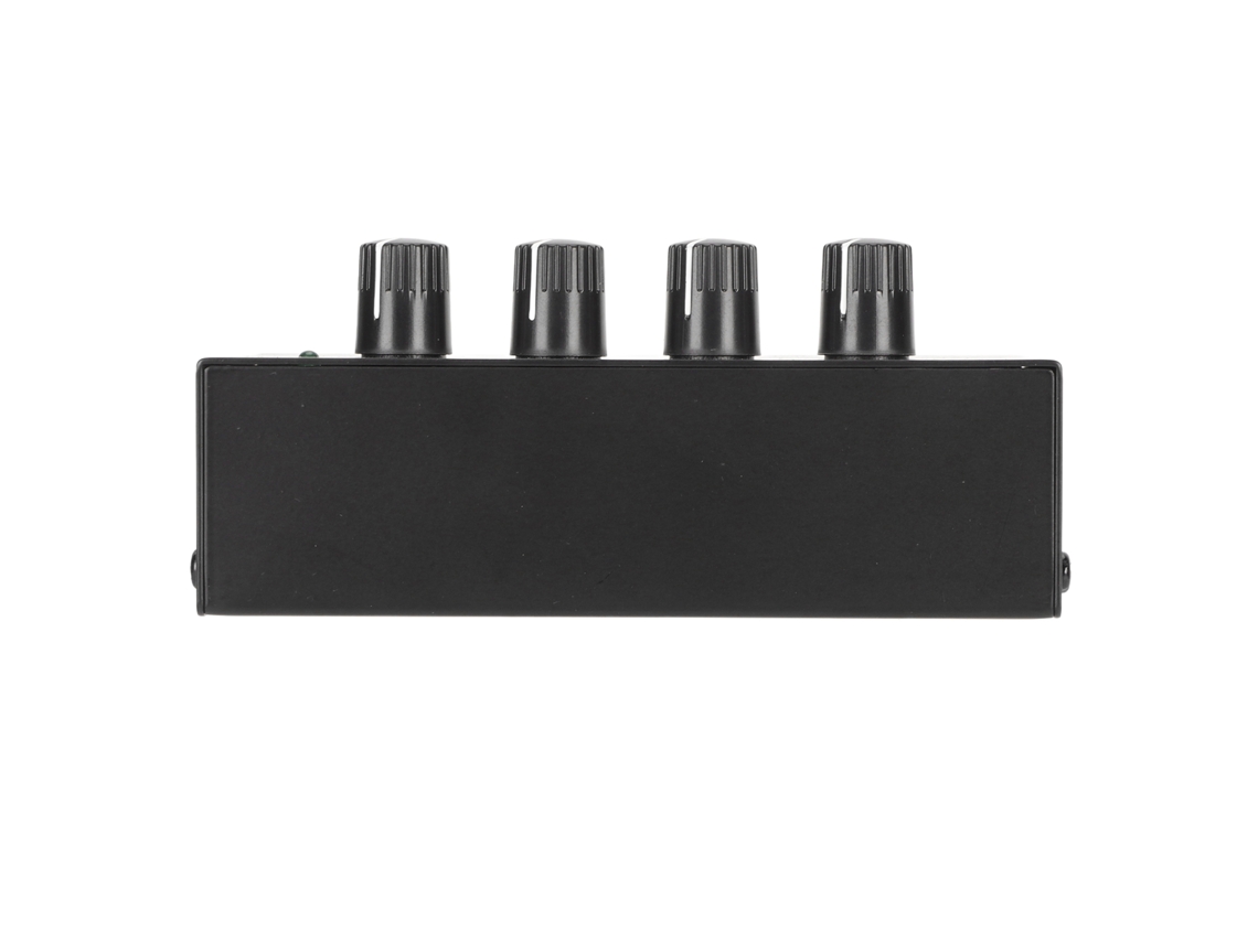 Amplificador de Fones Mali estéreo, 4 canais, baixo ruído, controle de volume independente, compacto, 100‑240v