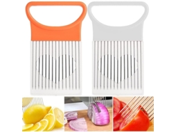 2026 holder para Cortar Cebollas 2 Piezas Acero Inoxidable Asa Pp para Verduras Frutas Carne
