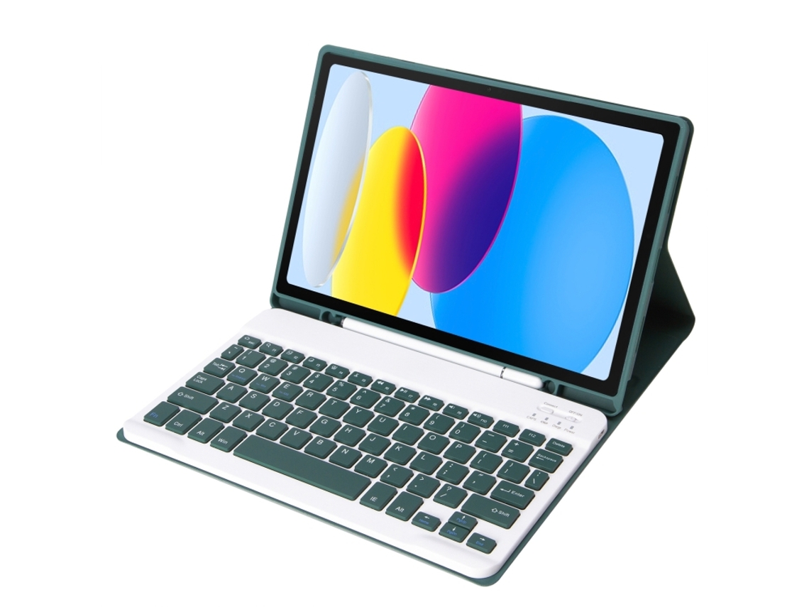 Capa Com Teclado Bluetooth Slot Caneta Para Ipad 2017 2018 9.7 Polegadas Português
