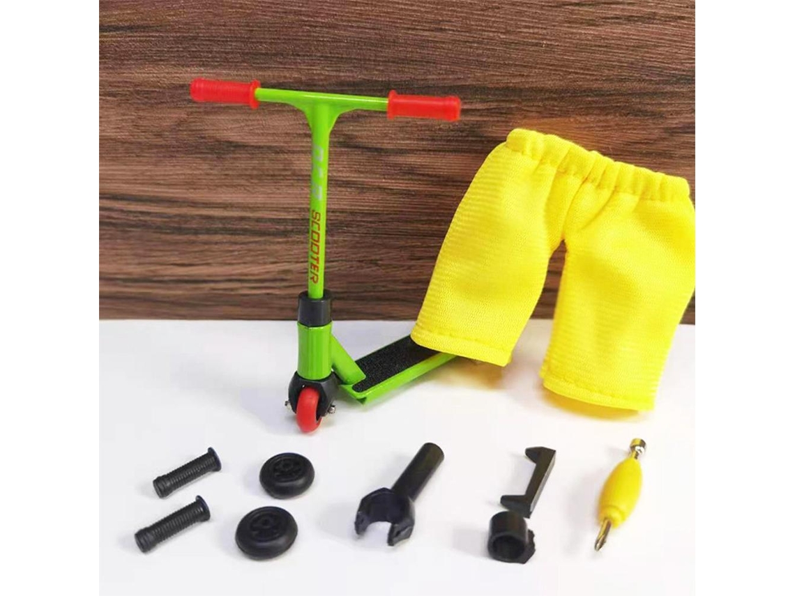 Mini Scooter De Dedo Em Liga Metálica Kit 10 Peças Brinquedo Educativo Sensorial