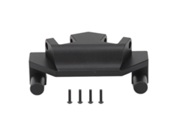 Mali suporte Elevador de Ligação Traseira de Alumínio Cnc Preto para Axial Capra Currie F9 e Supershafty Cp44 1/10 Rc Crawler