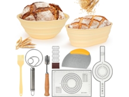 Cesto Banneton Para Pão Artesanal, 23 Cm, 25 Cm, Formato Redondo E Oval, Para Massa Madre, Fermentação Natural E Padaria Doméstica
