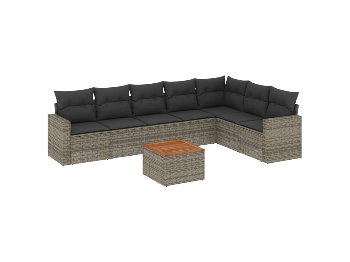 Garden Sofa Set, Garden Sofa Sets Vidaxl Cinzeto Rattan / Vime (n/a)
