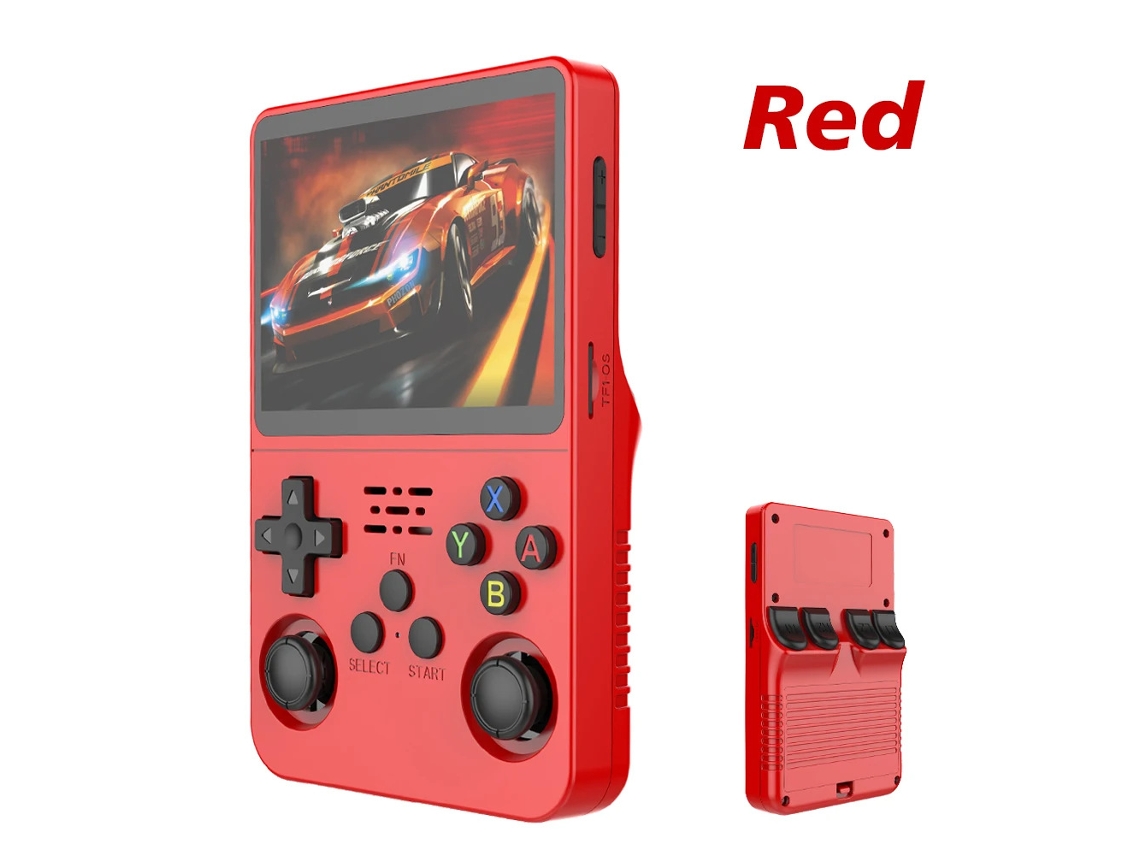 Console Portátil Retrô R36s, Tela Ips de 3,5 Polegadas, 128gb AQUAFORGE