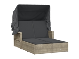 Double Sun Lounger, Double Sun Loungers Vidaxl Cinzeto Rattan / Vime (n/a)
