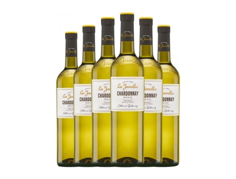 Vinho branco LES JAMELLES Chardonnay Vin de Pays Languedoc (0.75 L - 6 Unidades)