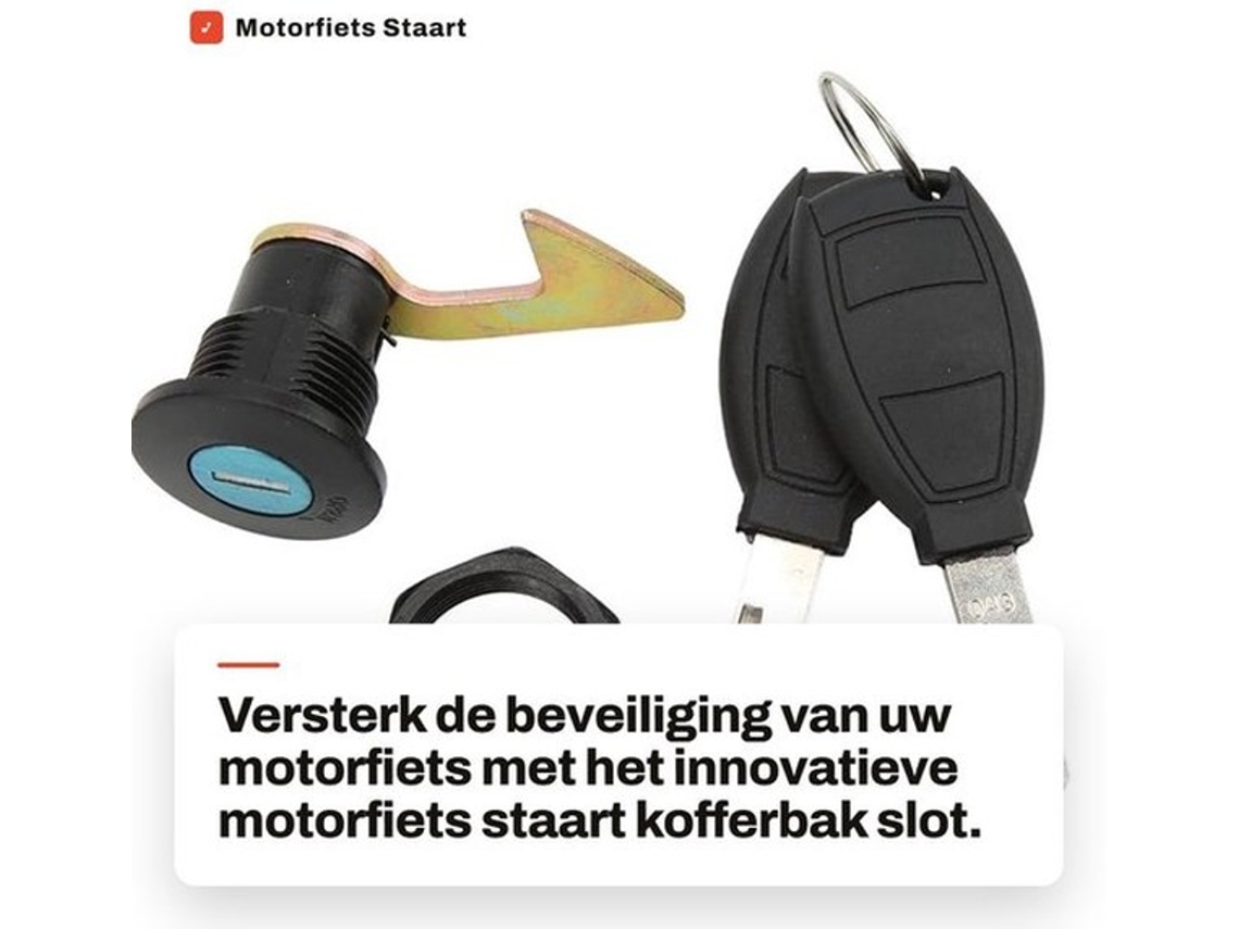 Solução De Segurança - Caixa De Luggage Para Motocicleta - Porta-malas Traseira - Resolução De Segurança - Alumínio Plástico - Universal Para Motocicl