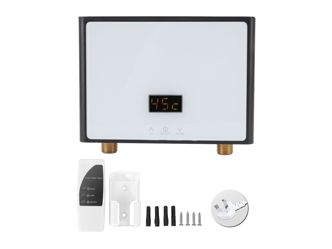 Aquecedor De Água Laxiscreed Instantâneo Com Regulação De Temperatura Variável E Controlo Remoto