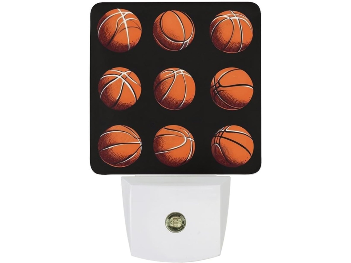 Luminária Noturna De Basquete Com Sensor, Luminária De Parede Led Com Sensor Crepuscular