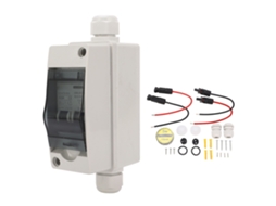 Laxiscreed Interruptor Fotovoltaico Dual-power 40a Para Exterior Em Caixa Din Rail