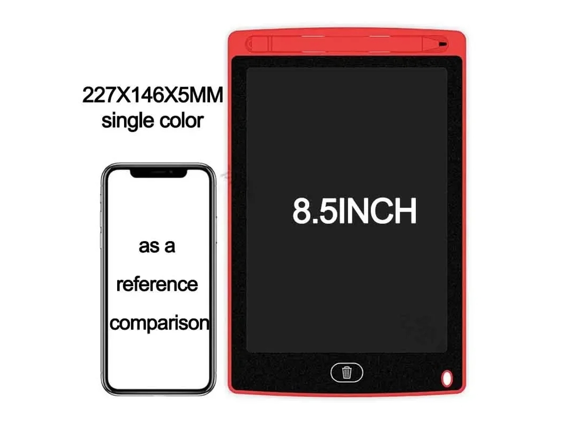 Tablet De Escrita Lcd 4,4 X 8,5 Polegadas Para Crianças Quadro Mágico Desenho, Bloco Rascunhos Grafite, Brinquedo Presente Aquaforge