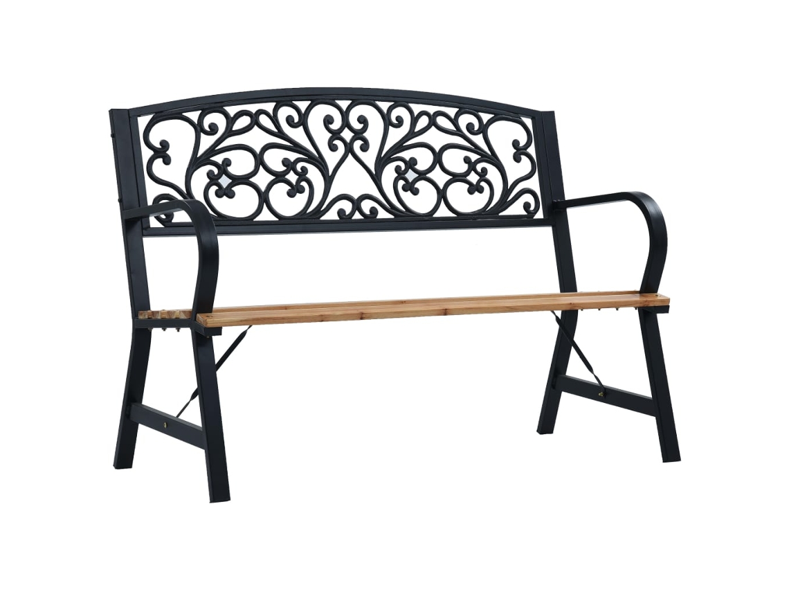 Vidaxl Banco De Jardim 120 Cm Madeira