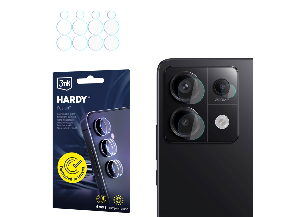 Película De Ecrã Redmi Note 13 Pro 5g 3mk Hardy Fusion Lens Protection