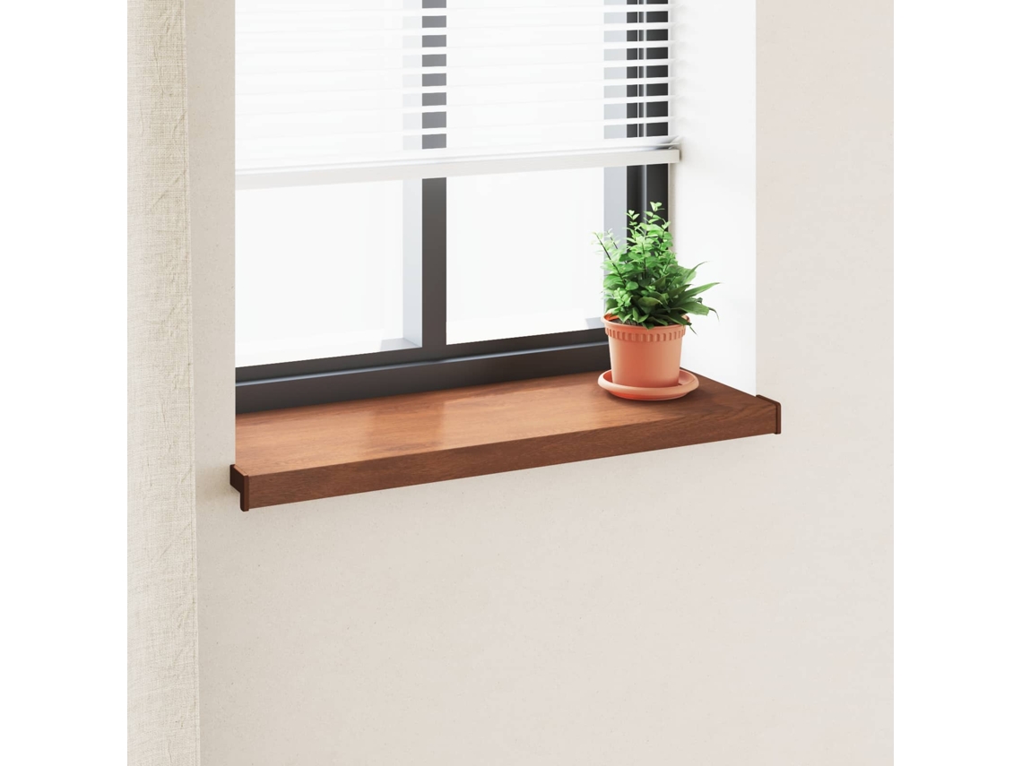 Vidaxl Soleira De Janela Madeira Marrom 100 X 30 X 4,5 Cm Pvc