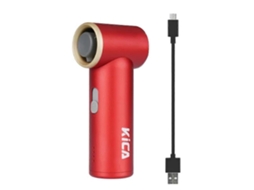 Jet Fan Mini Ventilador Turbo Air Portátil, Bateria Recarregável De 13 Horas, Ideal Para Grelhar E Limpar Eletrônicos Vermelho Slowmoose