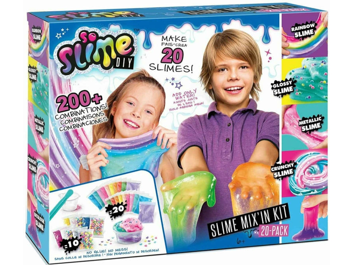 Pack 20 Slimes Mix'In