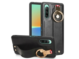 Capa De Celular Com Pulseira De Couro
