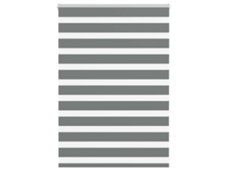 Zebra Blind, Zebra Blinds Vidaxl Cinzeto Poliéster (115 X 100 Cm)