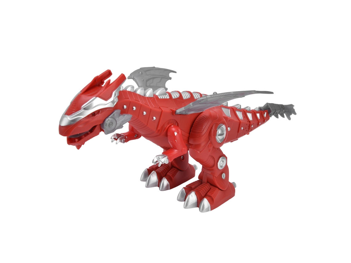 Mali brinquedo Dinossauro Elétrico Mecânico com Luz, Som e Andamento para Crianças