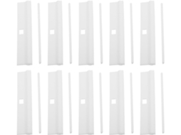 Angoily Conjunto De 20 Acessórios Versáteis Em Pvc Para Persianas Verticais 89mm, Fácil Instalação, Lâminas De