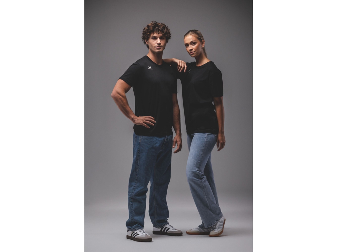 Camiseta Erima Ts Logo Preta
