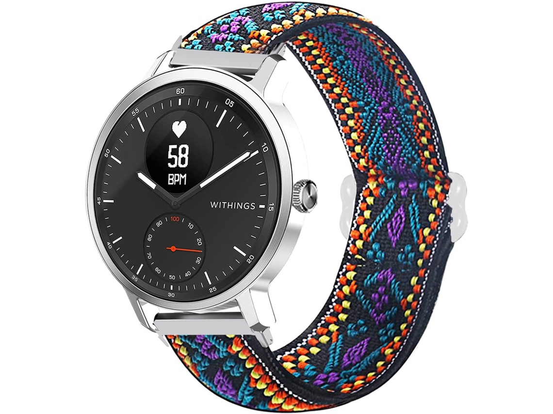 Pulseira De Substituição Ajustável Em Nylon Elástico Compatível Com