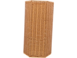 Suporte para Guarda chuvas Hexagonal Moderno Inoomp com Rattan Artificial, Grande Capacidade, Material Pp de Ferro, CHABERLU
