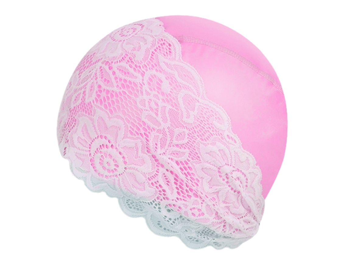 Touca De Natação Feminina Impermeável Em Silicone Anti Derrapante Elástica Confortável Para Manter O Cabelo Seco