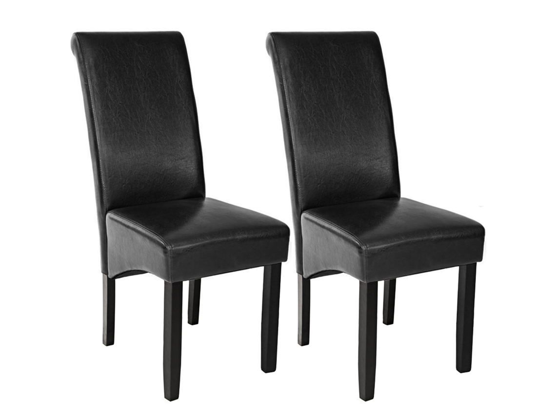 2 Cadeiras TECTAKE de Jantar Ergonómicas
