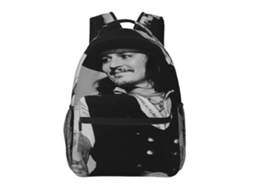Mochila Johnny Depp Para Estudantes, Resistente E Leve, Impermeável E Com Alça Respirável.