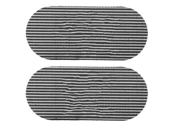 Adesivos de cabelo retrô com estampa de listras, estilo mágico, para penteados.