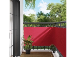Vidaxl Tela De Varanda 90 X 700 Cm Tecido Oxford Retangular Borgonha