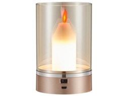 Lurelia, Luminária Mesa Led, 3w, Sensor Pir, Recarregável Usb, Magnética, Regulável, Auto, 3000k, Transparente, Quarto