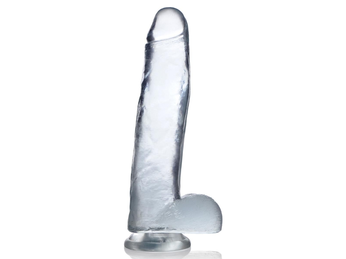 Dildo Transparente Impulso - Deportivo C - 27 Cm