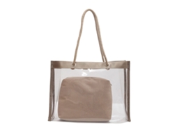 Bolsa de Ombro Feminina de Grande Capacidade em Pvc, Mão e Carteira Moderna para Viagens, Tote Elegante para Meninas com Alça Superior AQUAFORGE