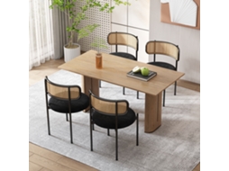 Sillas Comedor Terciopelo Negro Patas Metal