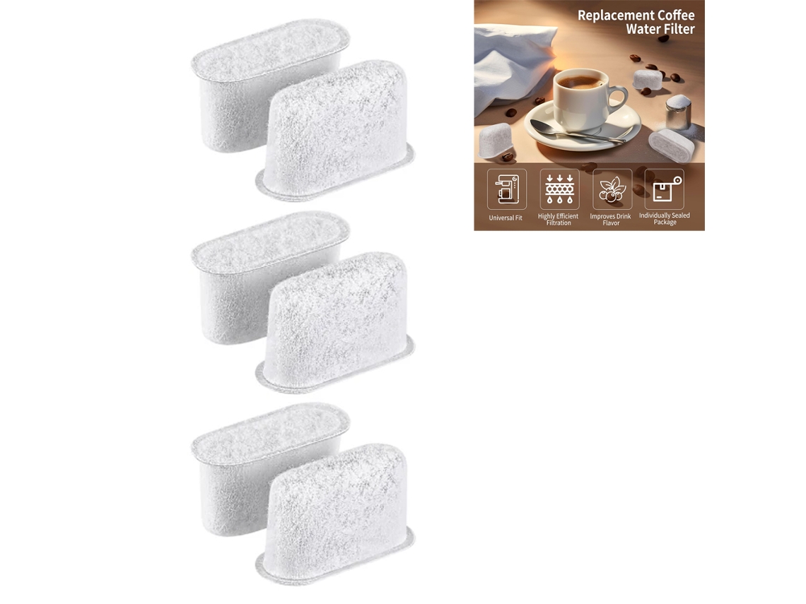Conjunto De 6 Saquinhos Filtro Para Café, Ideais Máquinas Café.
