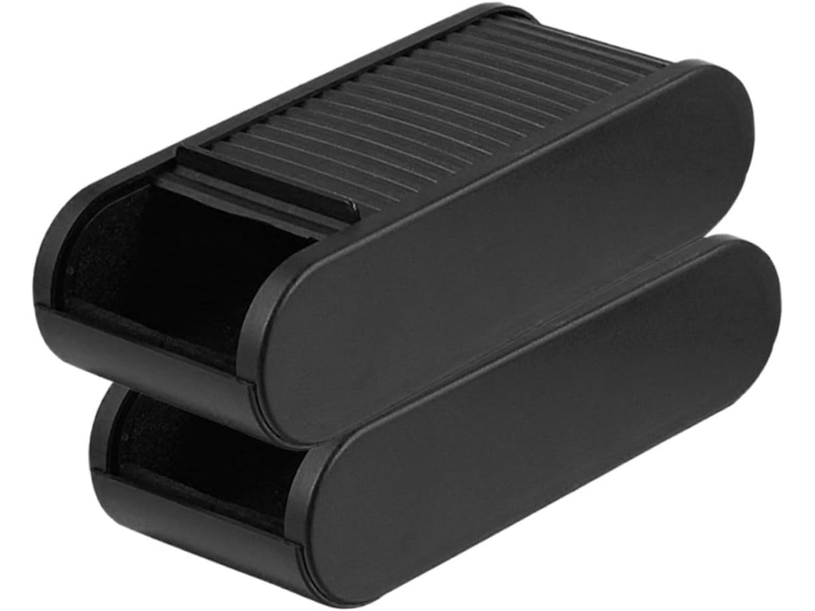 Organizador De Painel De Carro Compacto De Plástico, 2 Peças, Enrolável