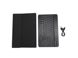 2026zentro-capa Protetora De Couro Pu Com Teclado Mágico Removível Para Tablet Tab M10 Plus Gen3 10.6 Polegadas Preta