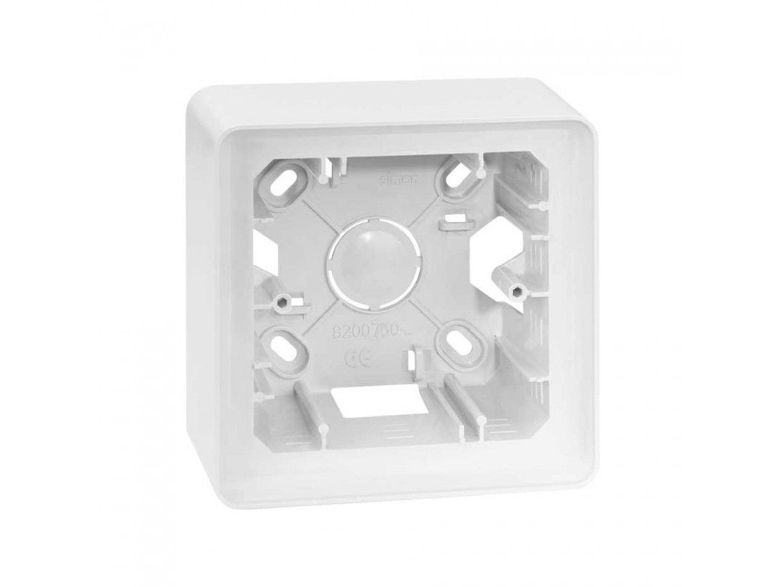 Caixa De Superfície 1 Elemento Branco Simon 82 Detail 8200750 030