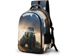 Mochilas Com Estampa De Trator, Mochila Escolar Infantil, Impressa Em 3d Para Meninos, Alunos Do