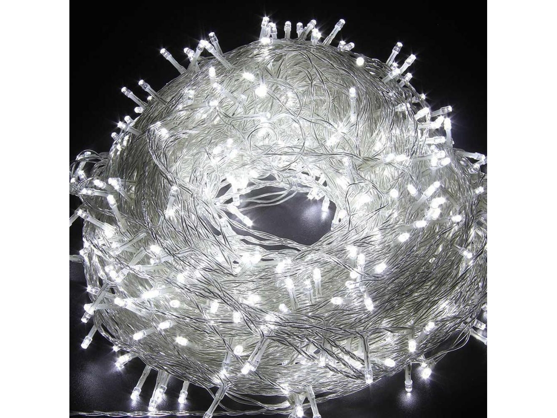 (luz Branca, 10 M, 100 Leds) Cordão De Luzes Led À Prova D'água, 220 V, Padrão Europeu
