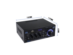 Amplificador De Áudio Ak45 12v Compacto Portátil Carro E Casa